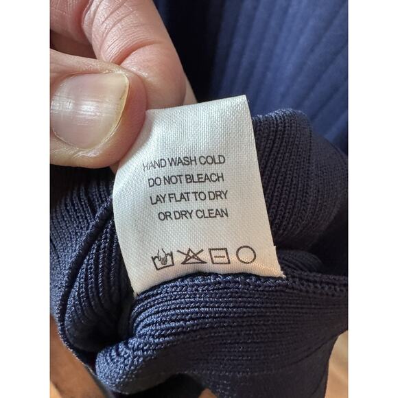 STAUD Womens Hibiscus Navy Colorblock Maxi Dress Size XS NWT $325 - Picture 14 of 14